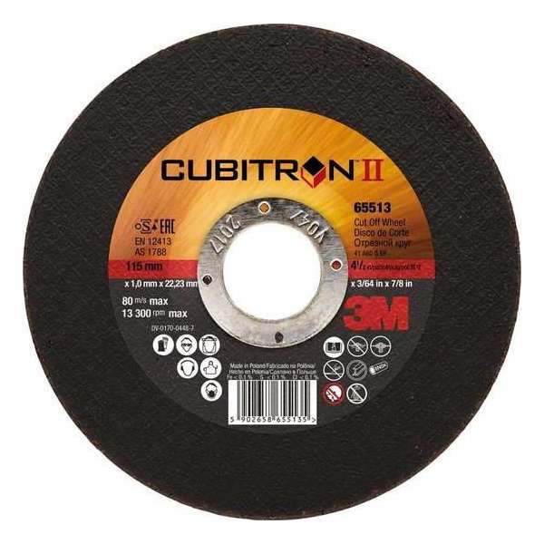 3M™ Cubitron™ II doorslijpschijf T41, 115 x 1,6 mm 3M™ Cubitron™ II doorslijpschijf T41, 115 x 1,6 mm
