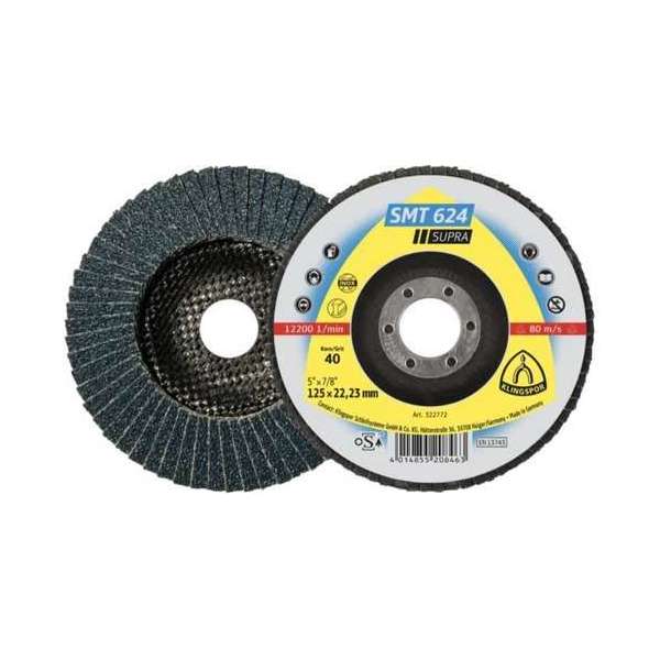 1x10 Klingspor SMT 624 Supra 125 korrel 60 bol 12° 1x10 Klingspor SMT 624 Supra 125 korrel 60 bol 12°