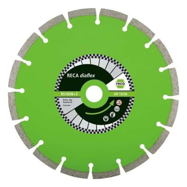 Reca Diamantschijf RS10UB 115x22,2 mm voor beton en steen Reca Diamantschijf RS10UB 115x22,2 mm voor beton en steen