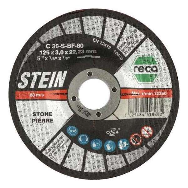 Reca Doorslijpschijf Steen 300x3,5x22,2 mm (10 stuks) Reca Doorslijpschijf Steen 300x3,5x22,2 mm (10 stuks)