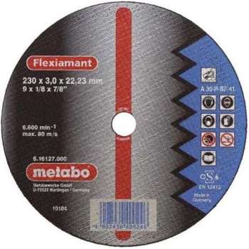 Doorslijpschijf Flexiamant    100x2,5 staal A30-R