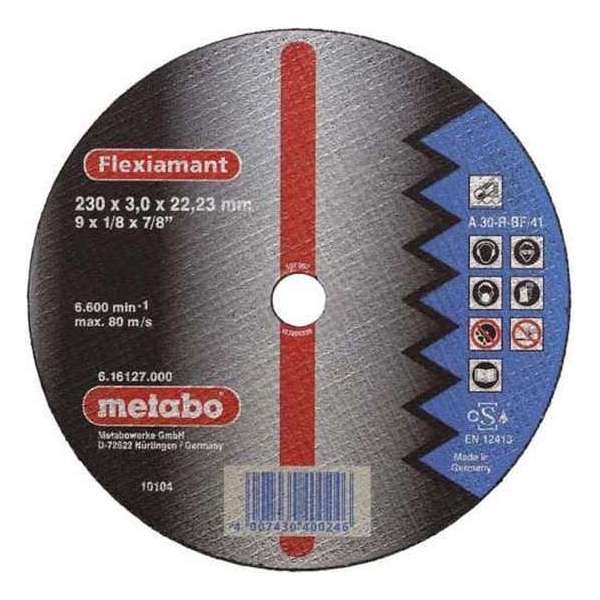 Doorslijpschijf Flexiamant 100x2,5 staal A30-R Doorslijpschijf Flexiamant 100x2,5 staal A30-R