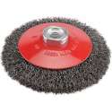 Silverline Staalborstel met Gegolfd Staaldraad (115 mm)