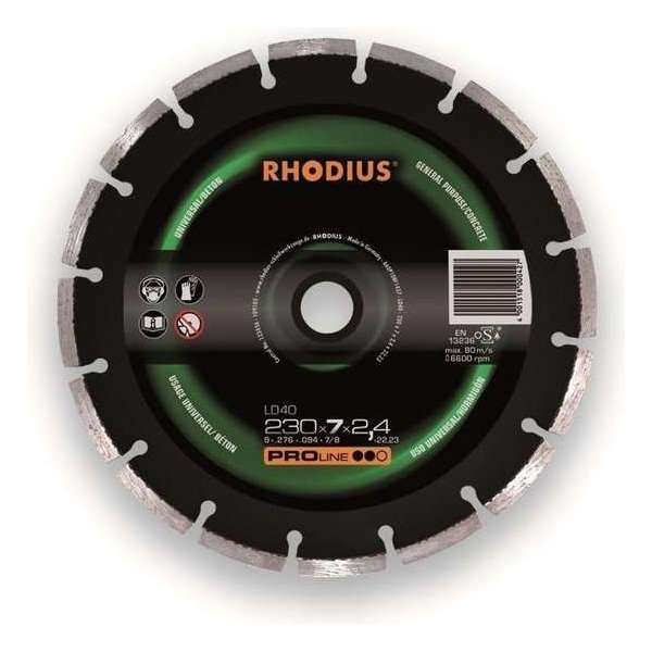 Slijpschijf Met Diamantlaag Gesegmenteerd Rhodius 394138 Diameter 230 Mm Binnendiameter 22.23 Mm 1 Stuks Slijpschijf Met Diamantlaag Gesegmenteerd Rhodius 394138 Diameter 230 Mm Binnendiameter 22.23 Mm 1 Stuks
