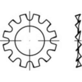 Tandwielen Binnendiameter: 3.2 Mm Din 6797 Verenstaal 500 Stuks Toolcraft 138317