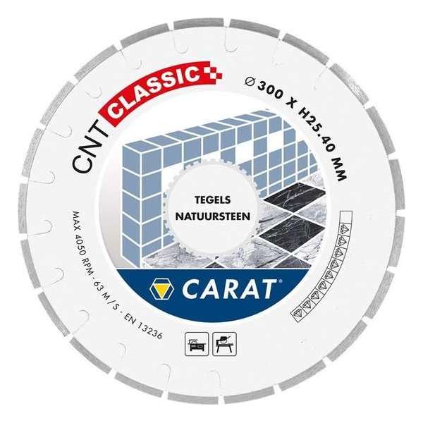 Carat diamantzaag natuursteen ø300x25,40mm, cnt classic Carat diamantzaag natuursteen ø300x25,40mm, cnt classic