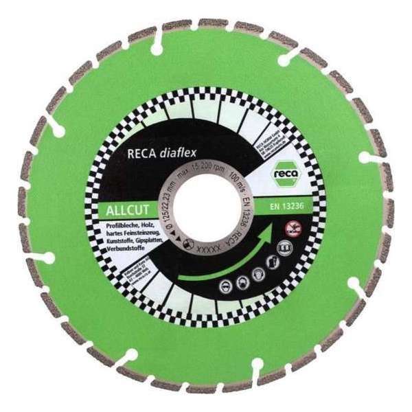 Reca Diamantschijf Diaflex All-Cut - 230x22,2 mm De Alleskunner! Reca Diamantschijf Diaflex All-Cut - 230x22,2 mm De Alleskunner!