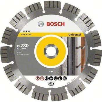 Bosch - Diamantdoorslijpschijf Best for Universal and Metal 180 x 22,23 x 2,4 x 12 mm