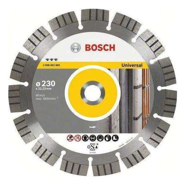 Bosch - Diamantdoorslijpschijf Best for Universal and Metal 180 x 22,23 x 2,4 x 12 mm Bosch - Diamantdoorslijpschijf Best for Universal and Metal 180 x 22,23 x 2,4 x 12 mm