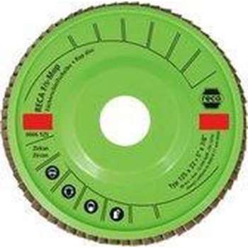 Reca Lamellenschijf F/S  -Mop 125 mm K60 Zirkonium  (10 stuks)