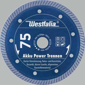 Diamantslijpschijf Akku Power Trennen, diameter 125