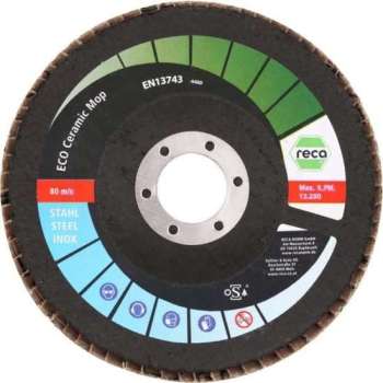 Reca Lamellenschijf ECO 115 mm - K40 - kom - Keramiek  (25 stuks)