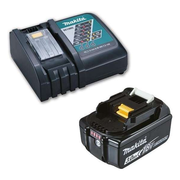 18 V Starterset 3,0Ah BL1830B + lader DC18RC 18 V Starterset 3,0Ah BL1830B + lader DC18RC