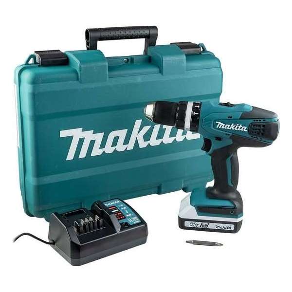 Makita HP457DW | 18v | Klopboor-/schroefmachine | Geleverd met 1 accu Makita HP457DW | 18v | Klopboor-/schroefmachine | Geleverd met 1 accu