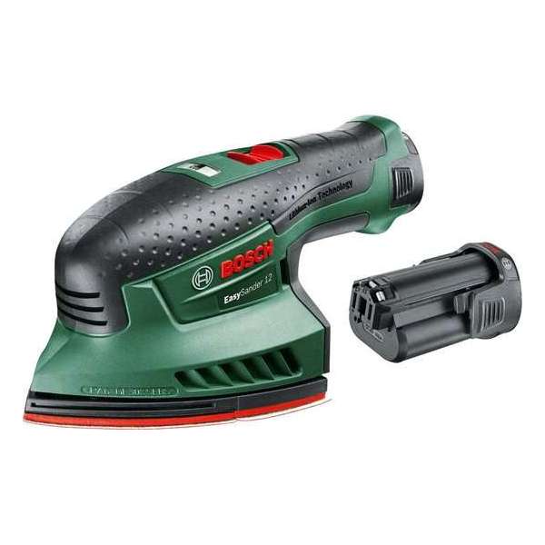 Bosch EasySander 12 Multischuurmachine - Met 2 x 12V accu en oplader Bosch EasySander 12 Multischuurmachine - Met 2 x 12V accu en oplader