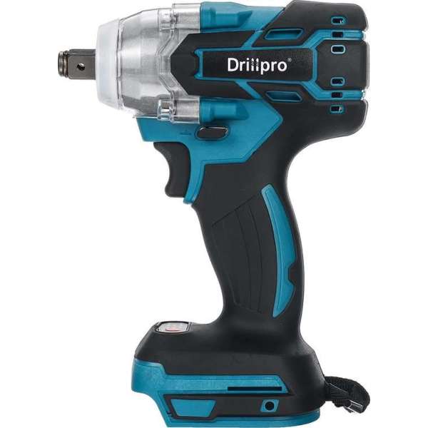 Drillpro slagmoersleutel-18V Li-Ion accu 520Nm - Losse Body (geleverd zonder accu en lader) blauw/zwart Drillpro slagmoersleutel-18V Li-Ion accu 520Nm - Losse Body (geleverd zonder accu en lader) blauw/zwart