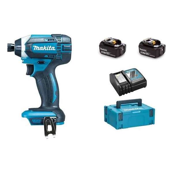 Makita DTD152RTJ 18V Li-Ion accu slagschroevendraaier set (2x 5.0Ah accu) in Mbox Makita DTD152RTJ 18V Li-Ion accu slagschroevendraaier set (2x 5.0Ah accu) in Mbox