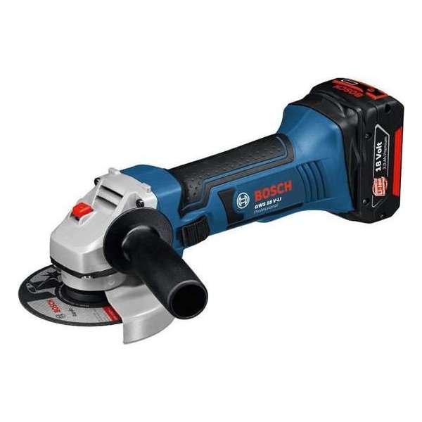 Bosch GWS 18V-LI accu-haakse slijpmachine Bosch GWS 18V-LI accu-haakse slijpmachine