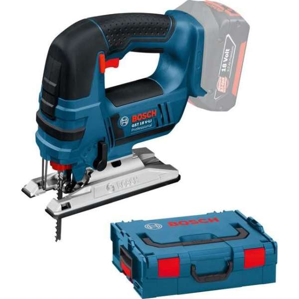 Bosch Professional GST 18 V-LI B Accu decoupeerzaag - Met L-BOXX - Losse Body (geleverd zonder accu en lader) Bosch Professional GST 18 V-LI B Accu decoupeerzaag - Met L-BOXX - Losse Body (geleverd zonder accu en lader)