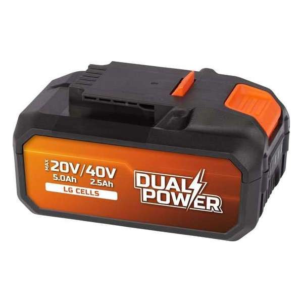 Powerplus Dual Power POWDP9038 Accu 2X20V - 5.0/2.5AH Powerplus Dual Power POWDP9038 Accu 2X20V - 5.0/2.5AH