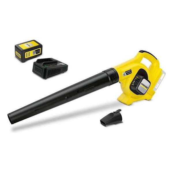 Kärcher Accu Bladblazer LBL 2 Battery inclusief Starterpack Oplader & Accu Power 18/50 - 18 Volt - tot 400 m2 per acculading Kärcher Accu Bladblazer LBL 2 Battery inclusief Starterpack Oplader & Accu Power 18/50 - 18 Volt - tot 400 m2 per acculading