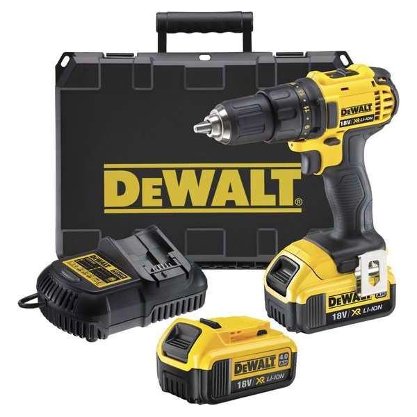 DeWalt Boor/schroefmachine 18V DCD780M2 XR met 2 accus 4Ah DeWalt Boor/schroefmachine 18V DCD780M2 XR met 2 accus 4Ah