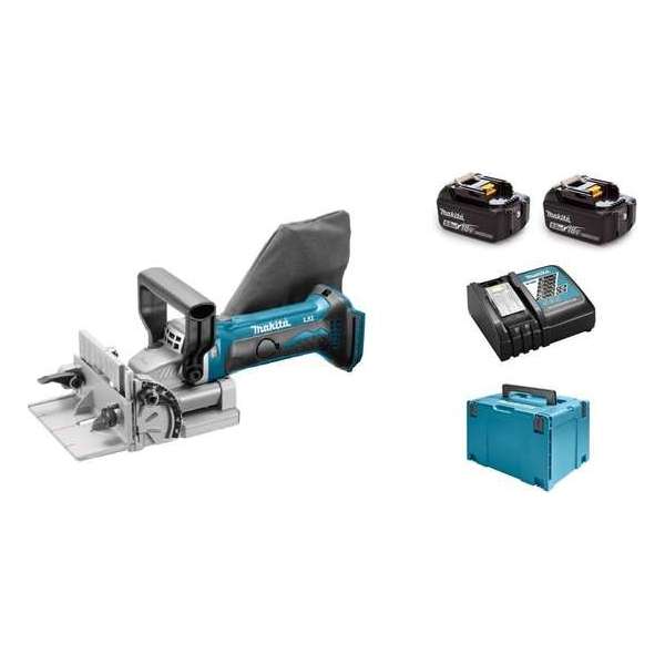 Makita DPJ180RTJ 18V Li-Ion accu lamellenfrees set (2x 5.0Ah accu) in Mbox Makita DPJ180RTJ 18V Li-Ion accu lamellenfrees set (2x 5.0Ah accu) in Mbox