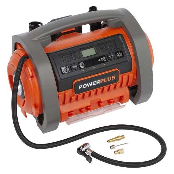 Powerplus POWDP7030 Inflator/deflator 20v + 220v (Geen batt.) Powerplus POWDP7030 Inflator/deflator 20v + 220v (Geen batt.)