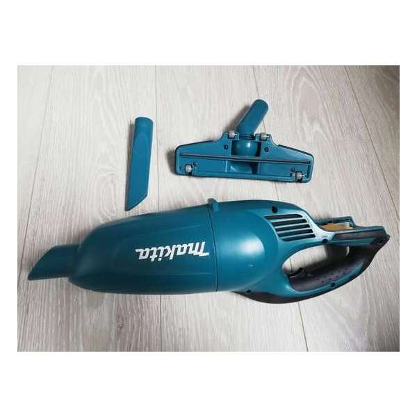 Makita stofzuiger DCL180 18V geleverd zonder accu en lader en verlengbuis Makita stofzuiger DCL180 18V geleverd zonder accu en lader en verlengbuis