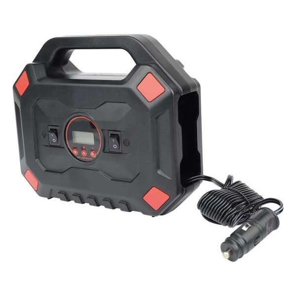 Compacte compressor - compressor - 12 V - Brüder Mannesmann - 7,6 Bar Compacte compressor - compressor - 12 V - Brüder Mannesmann - 7,6 Bar