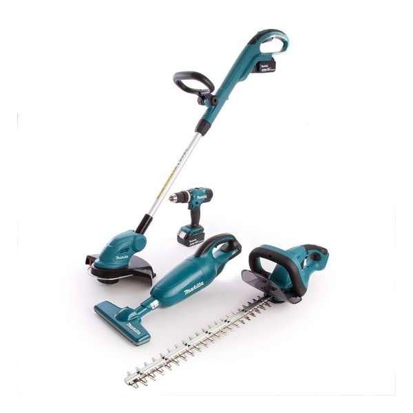 Makita DLX4093 18V Li-Ion accu 4-delige Combiset (2x 3.0Ah accu) Makita DLX4093 18V Li-Ion accu 4-delige Combiset (2x 3.0Ah accu)