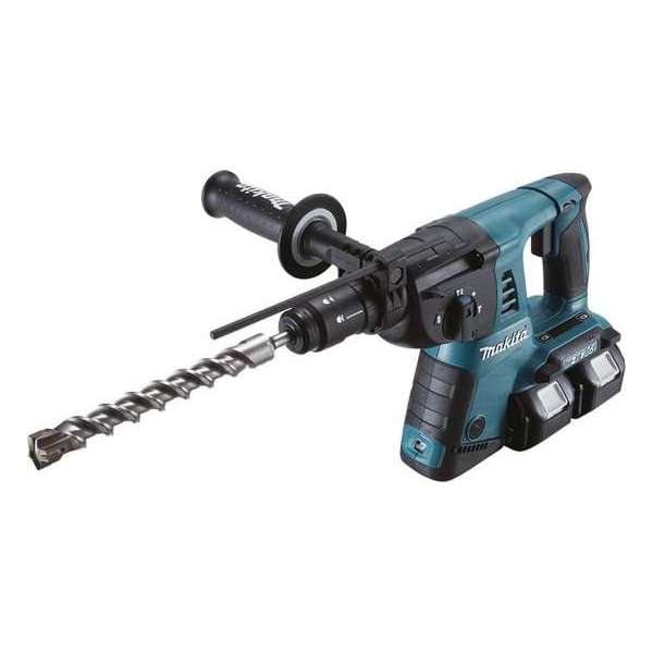 Makita DHR264PT2J 36V (2x 18V) Li-Ion accu SDS-Plus boorhamer set in Mbox (2x 5,0Ah accu) - 2,5J Makita DHR264PT2J 36V (2x 18V) Li-Ion accu SDS-Plus boorhamer set in Mbox (2x 5,0Ah accu) - 2,5J