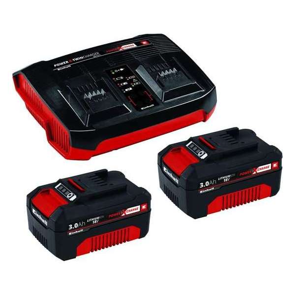 Einhell 2 x 3000 mAH Power X Change starter kit