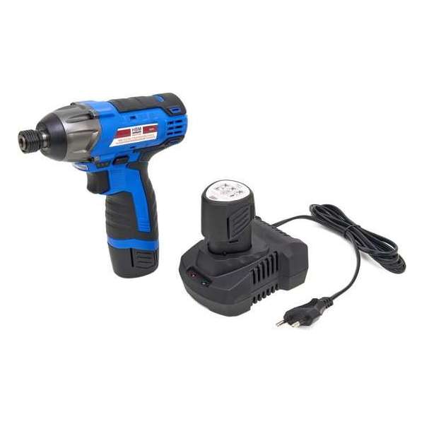 10,8 Volt Professionele Accu Slagschroevendraaier Met 2 Accu’s 10,8 Volt Professionele Accu Slagschroevendraaier Met 2 Accu’s