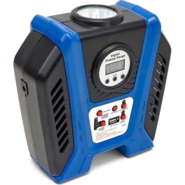 3 in 1 Oplaadbare, Draagbare, Digitale Compressor, Powerbank Met Toebehoren 3 in 1 Oplaadbare, Draagbare, Digitale Compressor, Powerbank Met Toebehoren