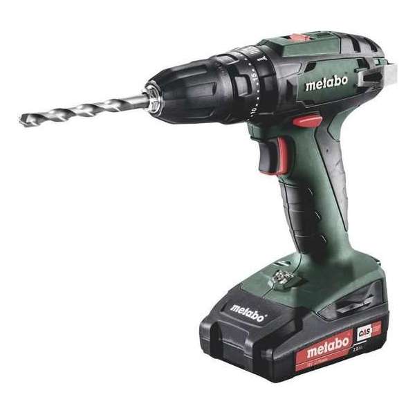 Metabo SB 18 18V Li-Ion accu klop-/boormachine set in koffer (2x 2,0Ah accu) - 48Nm Metabo SB 18 18V Li-Ion accu klop-/boormachine set in koffer (2x 2,0Ah accu) - 48Nm
