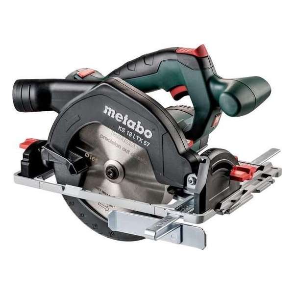 Metabo KS 18 LTX 57 18V Li-Ion accu cirkelzaag body - 165mm Metabo KS 18 LTX 57 18V Li-Ion accu cirkelzaag body - 165mm