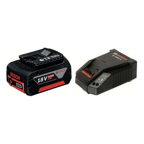 Bosch 1600Z00043 18V Li-Ion accu starterset (1x 4.0Ah) + lader Bosch 1600Z00043 18V Li-Ion accu starterset (1x 4.0Ah) + lader