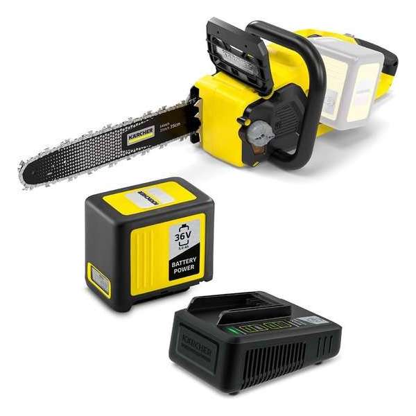 Kärcher Accu Kettingzaag CNS 36-35 inclusief starterpack oplader & Accu 36/50 - 36 Volt Kärcher Accu Kettingzaag CNS 36-35 inclusief starterpack oplader & Accu 36/50 - 36 Volt