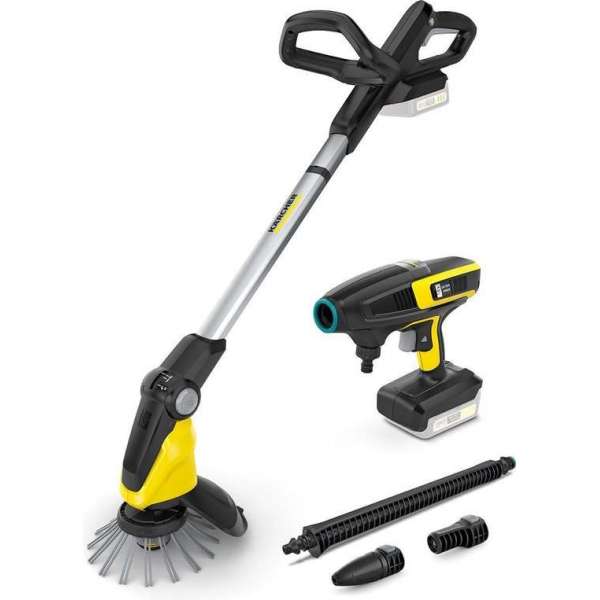 Kärcher Accu Onkruidverwijderaar WRE18-55 met KHB 6 hogedrukreiniger - 18 Volt - Exclusief accu en lader Kärcher Accu Onkruidverwijderaar WRE18-55 met KHB 6 hogedrukreiniger - 18 Volt - Exclusief accu en lader