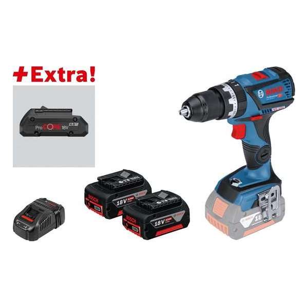 Bosch GSB 18V-60 C 18V Li-Ion accu klopboor-/schroefmachine set (2x 5,0Ah & 1x 4,0Ah ProCORE accu) in L-boxx - 60Nm Bosch GSB 18V-60 C 18V Li-Ion accu klopboor-/schroefmachine set (2x 5,0Ah & 1x 4,0Ah ProCORE accu) in L-boxx - 60Nm