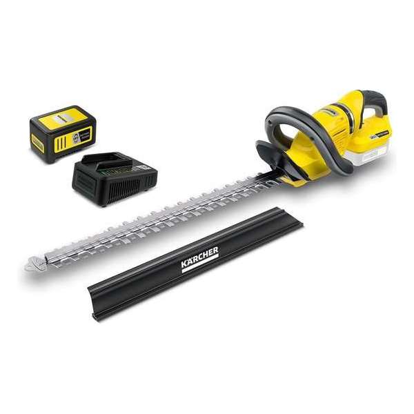Kärcher Accu Heggenschaar HGE 18-50 inclusief starterpack oplader & Accu 18/50 - 18 Volt - tot wel 325 m heg Kärcher Accu Heggenschaar HGE 18-50 inclusief starterpack oplader & Accu 18/50 - 18 Volt - tot wel 325 m heg