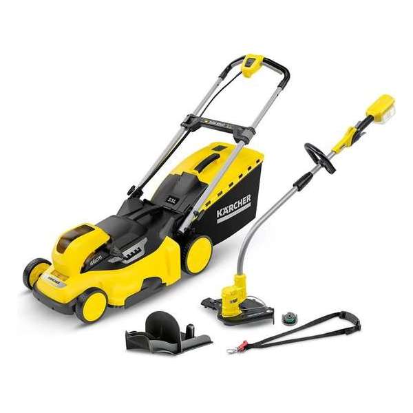 Kärcher Accu Grasmaaier LMO 36-46 met trimmer LTR 36-33 - 36 Volt - Exclusief Accu en lader Kärcher Accu Grasmaaier LMO 36-46 met trimmer LTR 36-33 - 36 Volt - Exclusief Accu en lader
