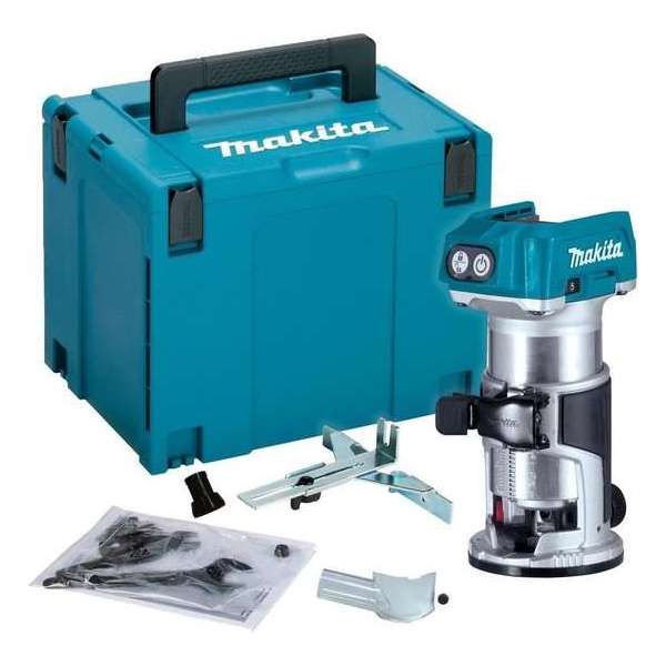 Makita DRT50ZJ 18V Li-Ion accu bovenfrees / kantenfrees / trimmer body in Mbox Makita DRT50ZJ 18V Li-Ion accu bovenfrees / kantenfrees / trimmer body in Mbox