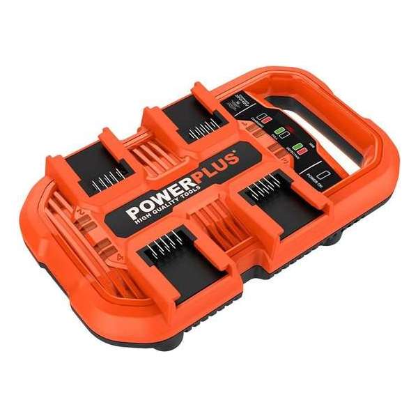 Powerplus Dual Power POWDP9055 Accu Multi oplader - 20V/40V Powerplus Dual Power POWDP9055 Accu Multi oplader - 20V/40V