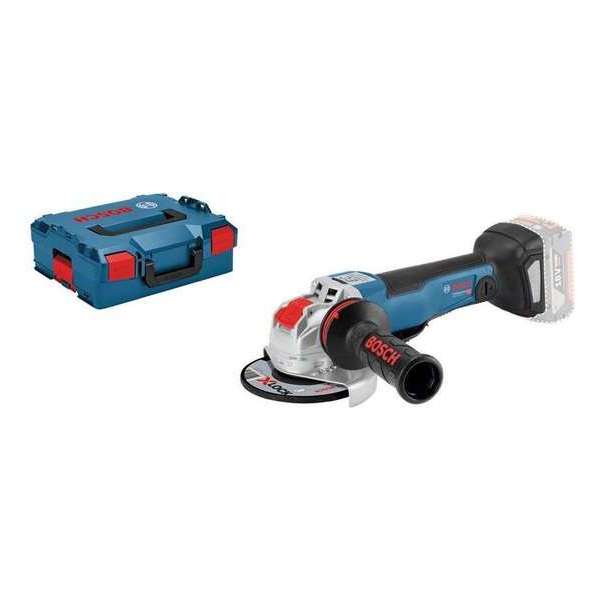 Bosch GWX 18 V-10 PC 18V Li-Ion accu X-LOCK Haakse slijper body in L-Boxx - 125mm - koolborstelloos - Simply Connected Bosch GWX 18 V-10 PC 18V Li-Ion accu X-LOCK Haakse slijper body in L-Boxx - 125mm - koolborstelloos - Simply Connected