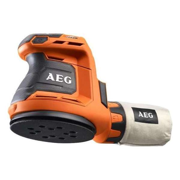 AEG BEX 18-125-0 18V Li-Ion Accu excentrische schuurmachine body - 125mm AEG BEX 18-125-0 18V Li-Ion Accu excentrische schuurmachine body - 125mm