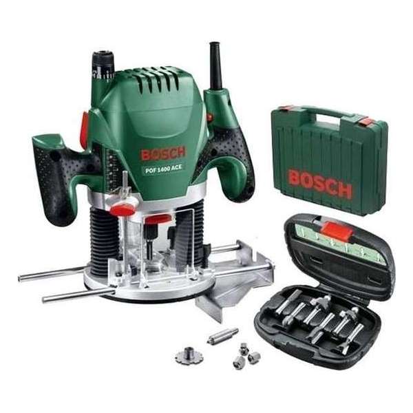 Bosch POF 1400 ACE bovenfrees incl. 6-delige frezenset in koffer - 1400W Bosch POF 1400 ACE bovenfrees incl. 6-delige frezenset in koffer - 1400W