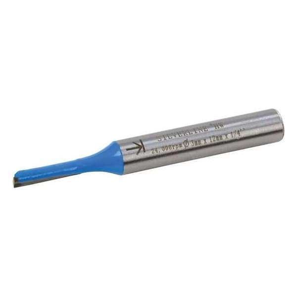 Silverline Rechte Metrische Groeffrees 1/4 Inch - (3 x 12 mm.) Silverline Rechte Metrische Groeffrees 1/4 Inch - (3 x 12 mm.)