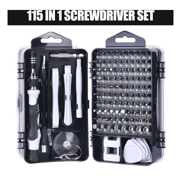 Professionele 115 delige precisie schroevendraaierset - Telefoon reparatie set - Premium kwaliteit Professionele 115 delige precisie schroevendraaierset - Telefoon reparatie set - Premium kwaliteit